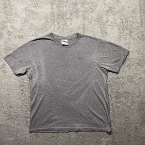 Vintage Y2K Nike T-Shirt Men's Large M Short Sleeve Embroidered Swoosh Dark Gray